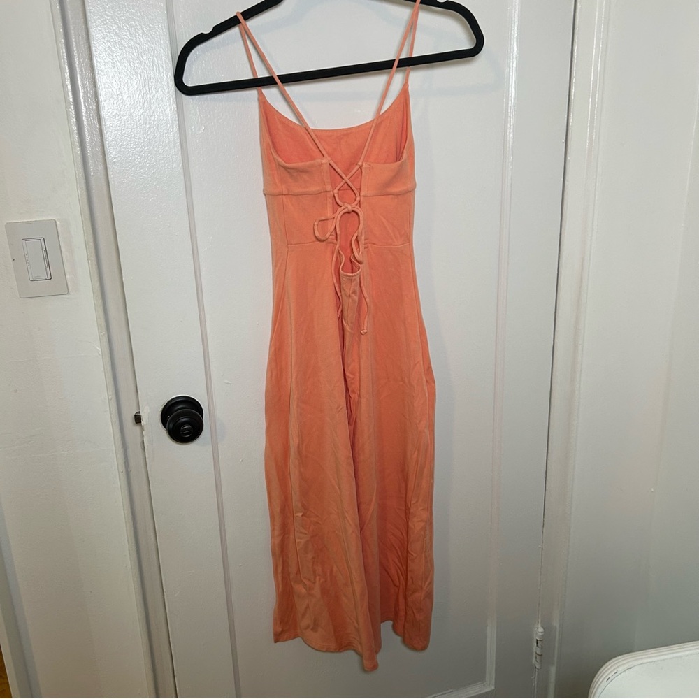 Wilfred Dreamweaver Orange Adjustable Strap Slip Dress - Picture 2 of 6